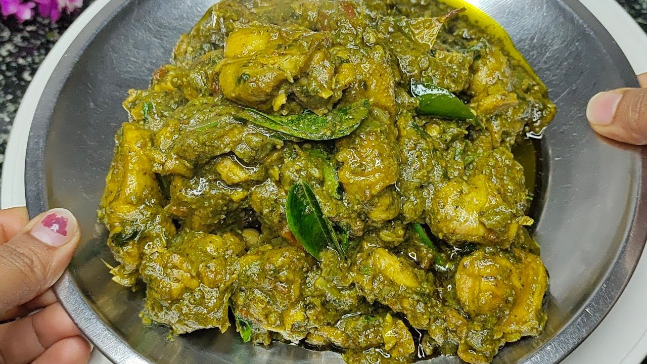 🐔🐔 గ్రీన్ మసాలా చిల్లీ చికెన్  || Green masala Chilli Chicken || Kanuma special recipe in Telugu 