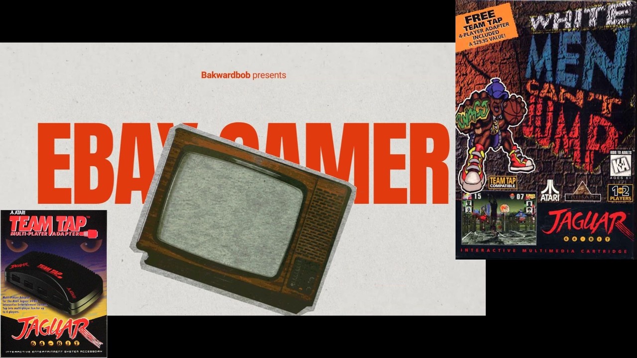 Atari Jaguar White Man Cant Jump with Team Tap Ebay Gamer