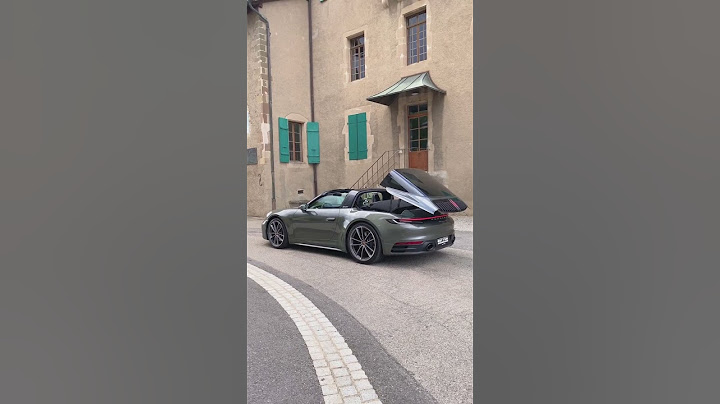 Targa Roof Opening 🔥 Porsche 911 Targa 4s 992