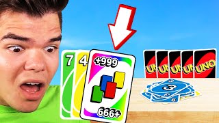 Playing UNO With A +999 CARD! (Cheat) screenshot 5