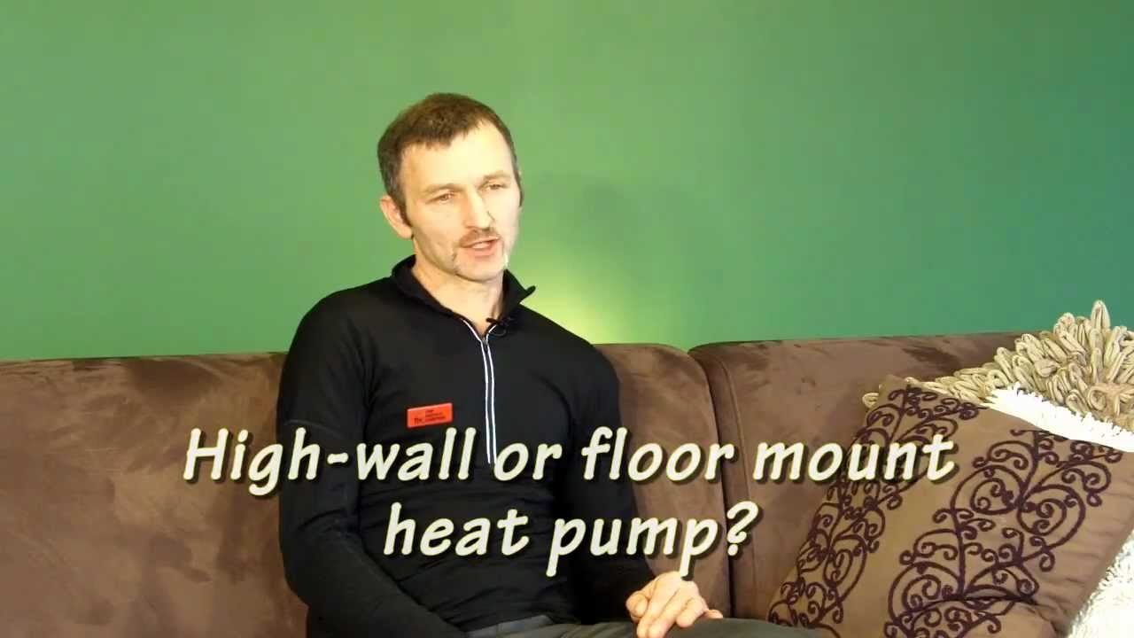 High Wall Or Floor Mount Heat Pump In Dunedin The Heating Company