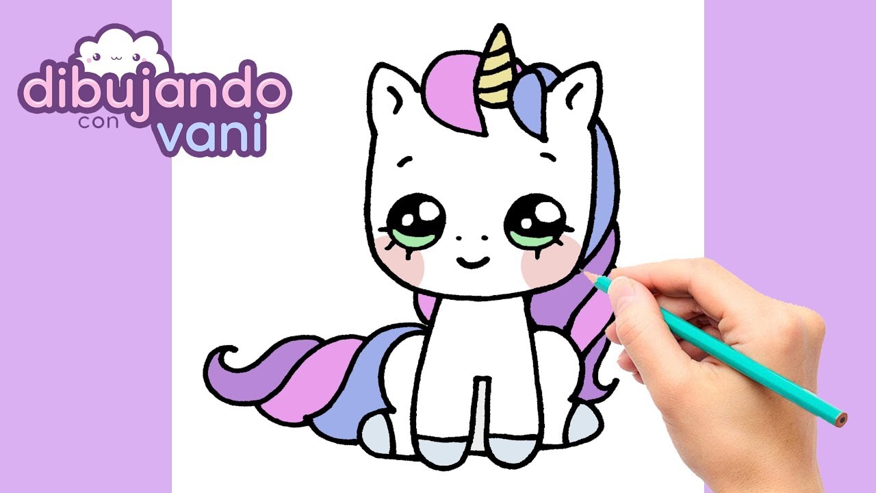 Featured image of post Dibujos Kawaii De Unicornios Faciles Paso A Paso A l piz animados kawaii y para colorear