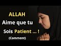 Rappel islamique sur la patience