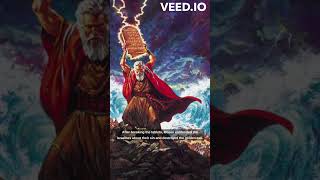 Why did Moses break the tablets?