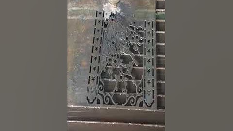 Cắt hoa văn cửa cổng bằng máy cnc plasma BLC3000 tại Sầm Sơn - Thanh Hóa