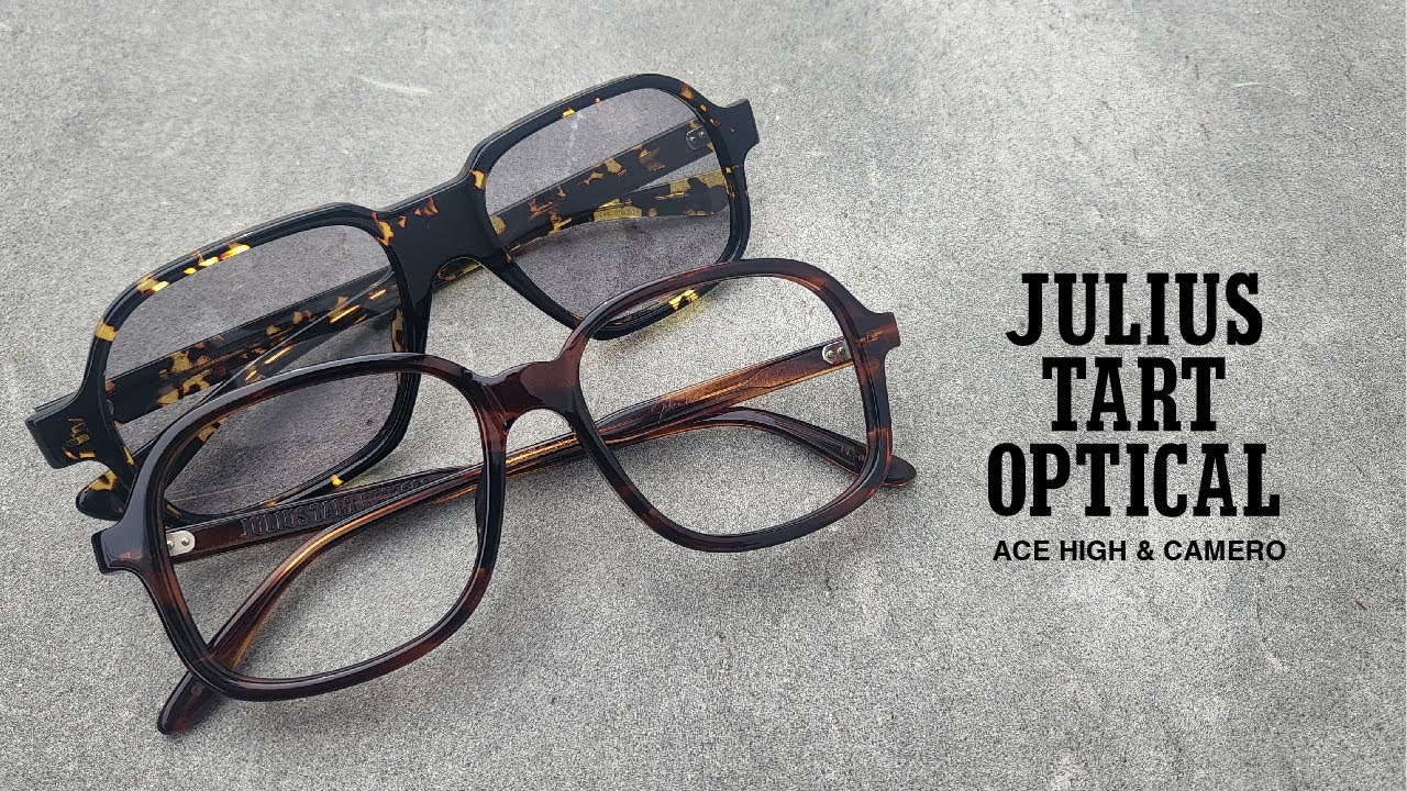 JULIUS TART OPTICAL】新作大きめフレーム！全色かけ比べ【着用動画
