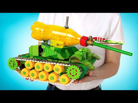 Видео: Как сделать крутой картонный танк