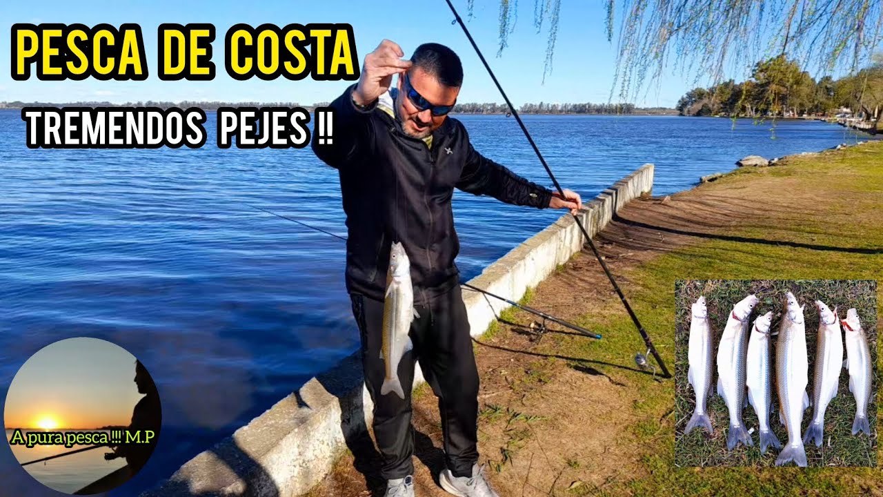 Pesca de costa/Pejes grandes/Si queres pescar pejerrey de costa tenes que venir acá!!