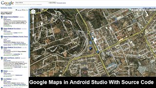 Google Map Application in Android Studio | With Source Code Android Studio Google Maps Source Code