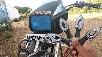 How to install KTM Duke indicator install splendor plus & All bikes must watch