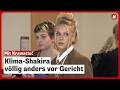 Mit Krawatte! Klima-Shakira völlig anders vor Gericht