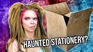 Unboxing A Haunted Stationery Mystery Box?