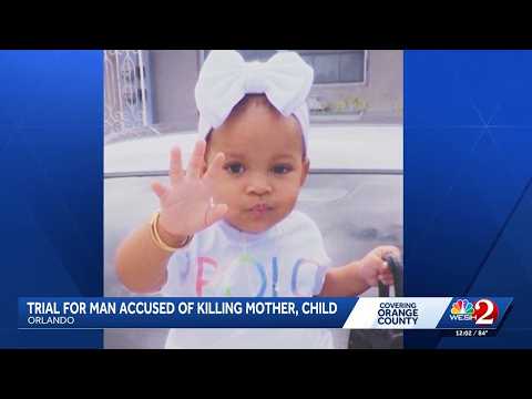 Trial underway in Orlando for man accused of killing mother, child