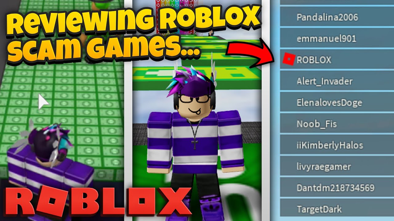 Roblox Reviewing Free Robux Scam Places Youtube