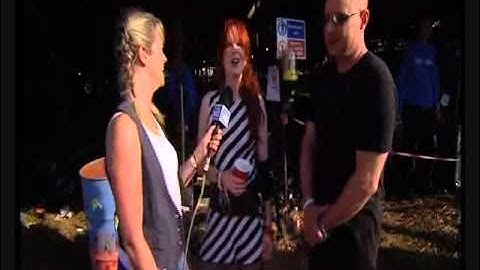 Garbage pre-show talk Glastonbury 2005