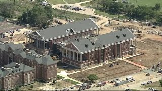 Crews respond to fire on Texas Woman's University campus