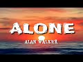 Alan walker  alone lyrics  ns lyrics 