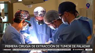 Primera cirugía de extracción de tumor de paladar