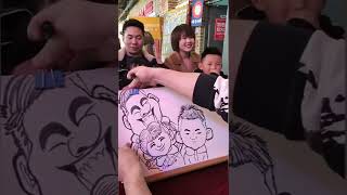Pelukis Jalanan Karikatur Sangat Lucu (China Street Art)
