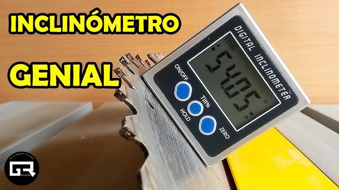 Inclinómetro de medición de ángulo para techos Medidor de nivel de andamios  Sensor de inclinación 0-360 grados Inclinómetro de pendiente