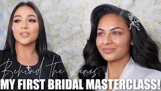MY FIRST VIRTUAL BRIDAL MAKEUP MASTERCLASS! EMOTIONAL SOLD OUT TWICE!! 🥹🤍