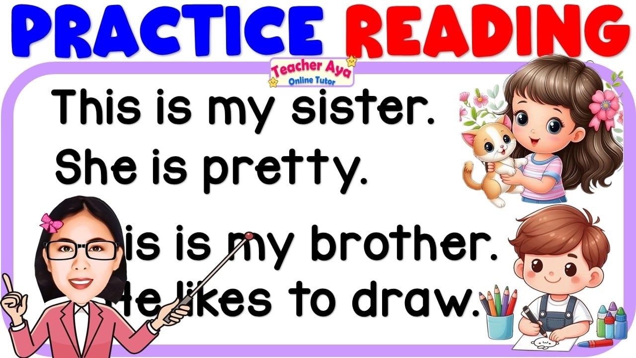 Урок чтения на английском языке для 1-2 классов | Учимся читать | Уроки чтения для детей | Учител...