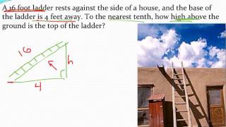 Using Pythagorean Theorem Word Problem