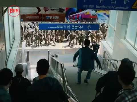 Deadly Scene of the movie Train to Busan (horror zombie movies scene)