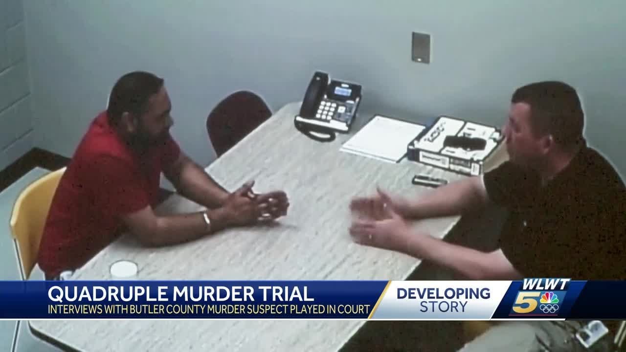 Quadruple murder suspect questioned by police hours after family found ...