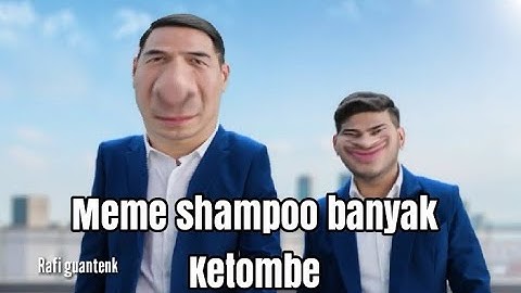 Meme iklan shampo head and shoulders Joe Taslim x Fadil Jaidi