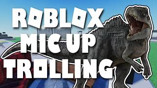 Jurassic Worlds Giganotosaurus Returns to Roblox! | Roblox Mic Up Trolling