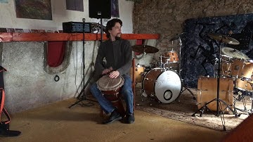 Gal Furlan - New djembe skin first test