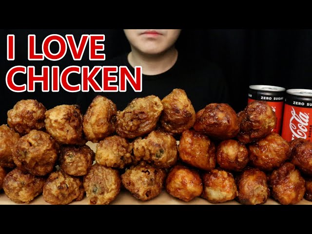 ASMR Fried Chicken Mukbang Eating Show