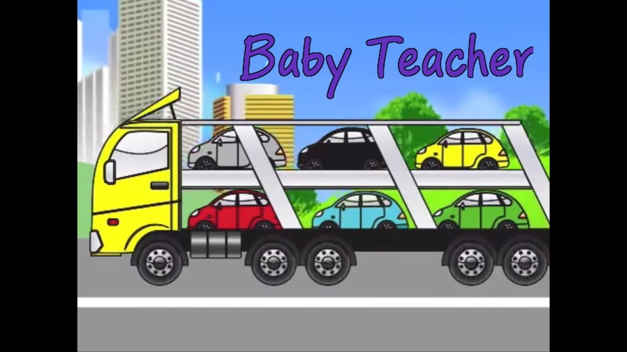 Let's Learn The Colors! Learning Colors Truck Video for Children | From ...