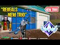 Mongraal REVEALS NEW Trio &amp; PLAYED Insane in First time Practicing (Unreal Ranked)
