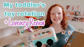 My Toddler's Toy Rotation + Lovevery 'Realist' Review!
