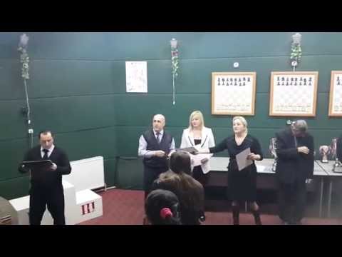 ჭადრაკის მწვრთნელების დაჯილდოვება