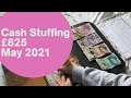 MAY 2021 PAY #2 | Budget with me | Cash envelope stuffing | UK Budgets | 22 years old