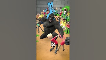 100 People VS 1 Gorilla