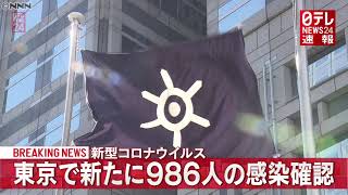 【速報】1月24日　東京で新たに986人の感染確認　新型コロナ