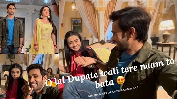 Behind the scenes fun from the set of Sasural simar ka 2 - #sasuralsimarka2 #karansharma #bts #simar