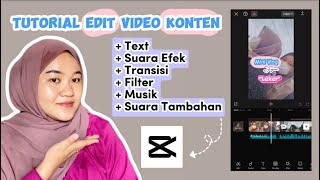 Tutorial cara edit video konten untuk pemula menggunakan aplikasi CapCut ⁉️✅