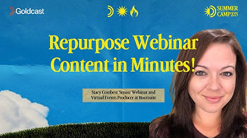 How To Repurpose Webinar Content!