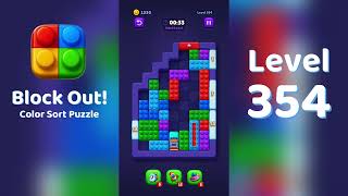 Block Out Level 354 Walkthrough π§© | All Levels Solution | Mini Boss