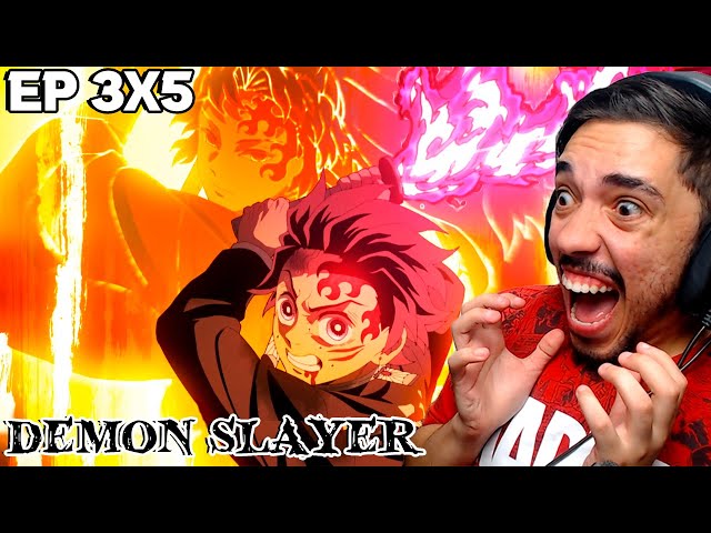 O TANJIRO É GENIAL! O 4 EPISODIO DA 3° TEMPORADA DE DEMON SLAYER TA IN