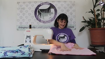 Pillows for Paws Fleece Shelter Blanket Tutorial