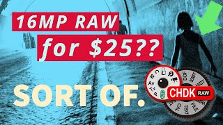 16MP RAW photos for $25?