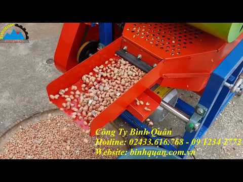 Video Máy Nông Nghiệp Bình Quân - Máy bóc vỏ lạc (đậu phộng)... - youtube