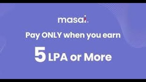 Masai-School | Part-time vs Full-time | Income share Agreement for part time students.