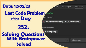 2140 || Solving Questions With Brainpower II || C++ || Leetcode Daily Challenge